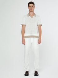 Linen Trouser - White - White