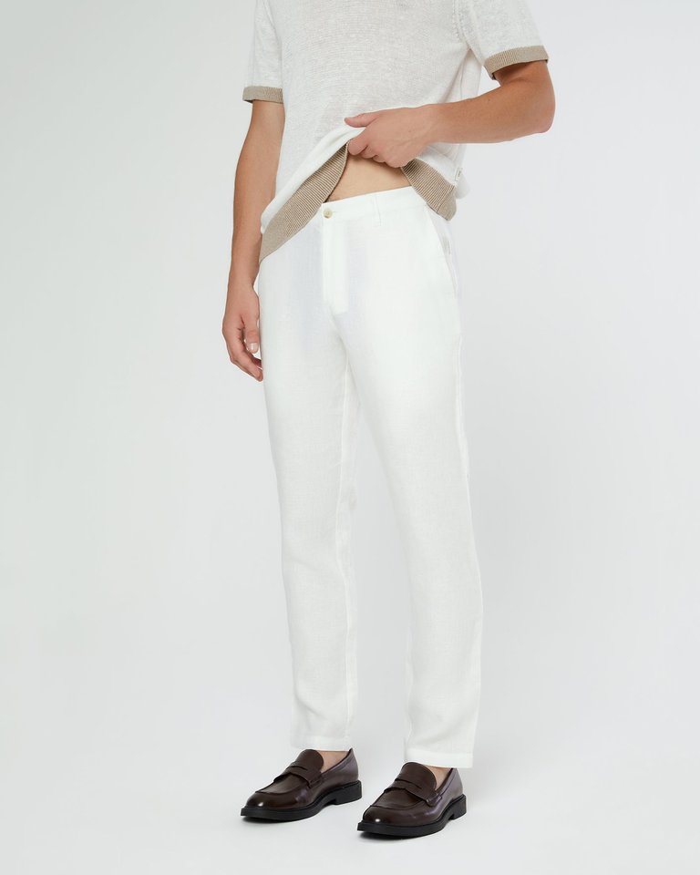 Linen Trouser - White