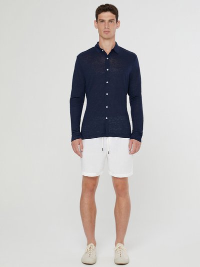 Onia Long Sleeve Dylan Linen Shirt - Deep Navy product
