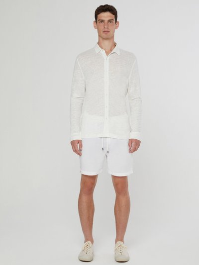 Onia Long Sleeve Dylan Linen Shirt - White product