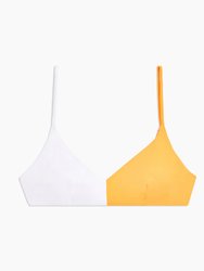 Loren Tricot Bikini Top - White Papaya