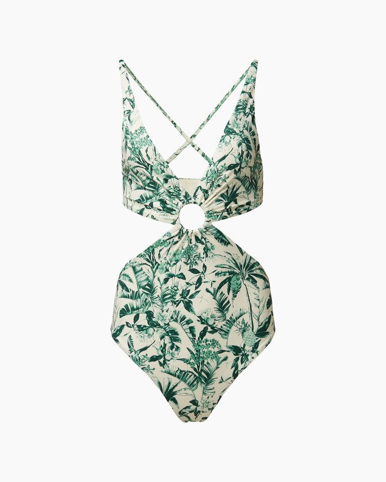 Marisol One Piece - Forest Green Multi - Forest Green Multi