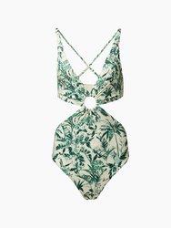 Marisol One Piece - Forest Green Multi - Forest Green Multi