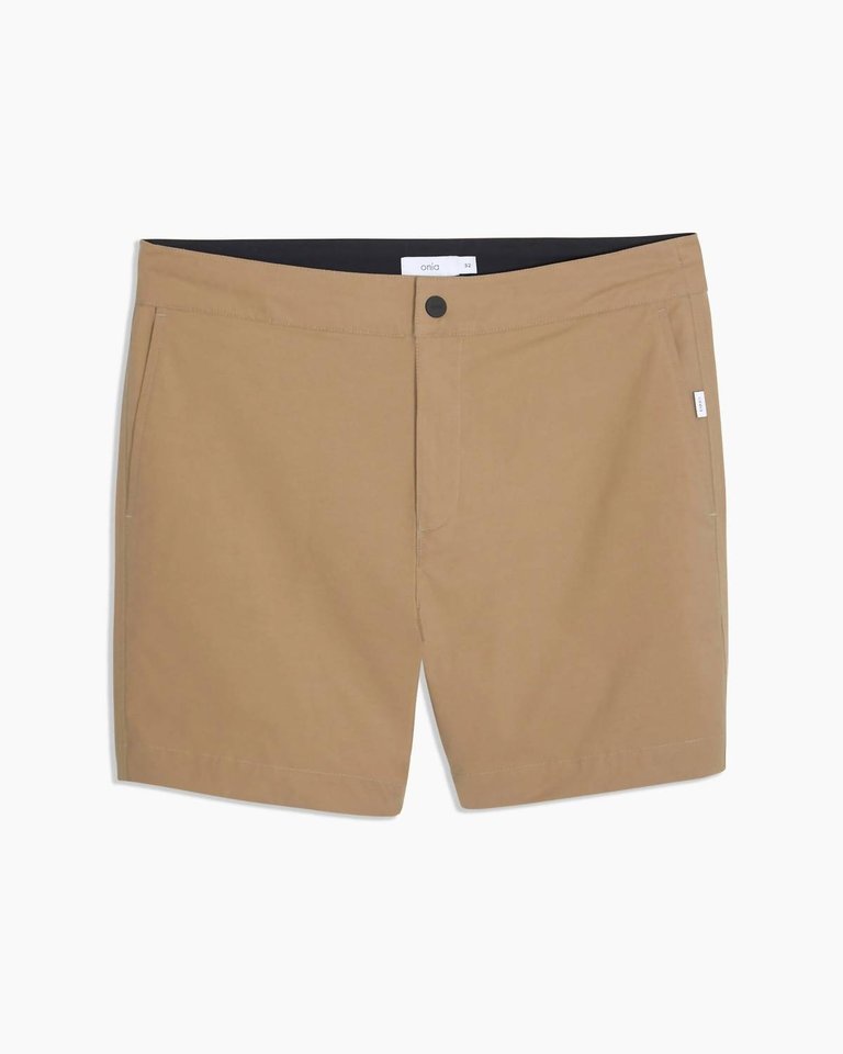 Men 6" Traveler Shorts In Sepia - Sepia