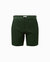 Men Stretch Linen Traveler Short In Forest Green