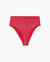 Noah Velvet Rib Bikini Bottom - Red Rock