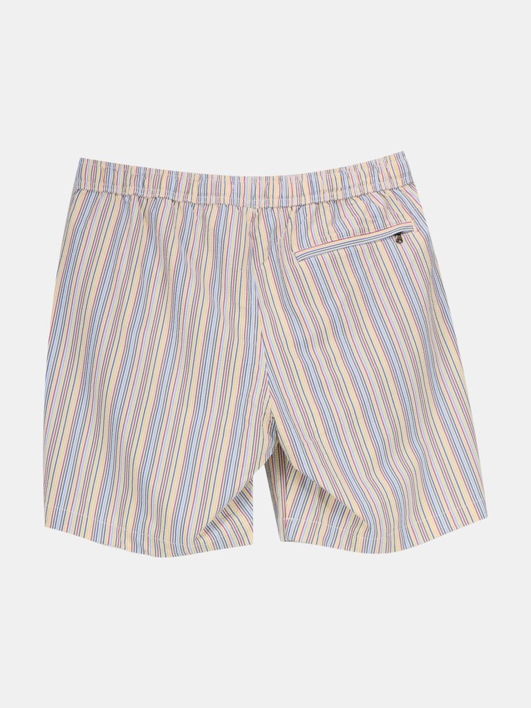 Onia Men's Multi Charles Micro Stripe Trunks Trunk - XL