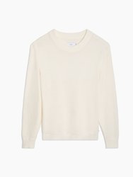 Pigment Dye Sweater - White