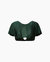 Plisse Underwire Top - Forest Green - Forest Green