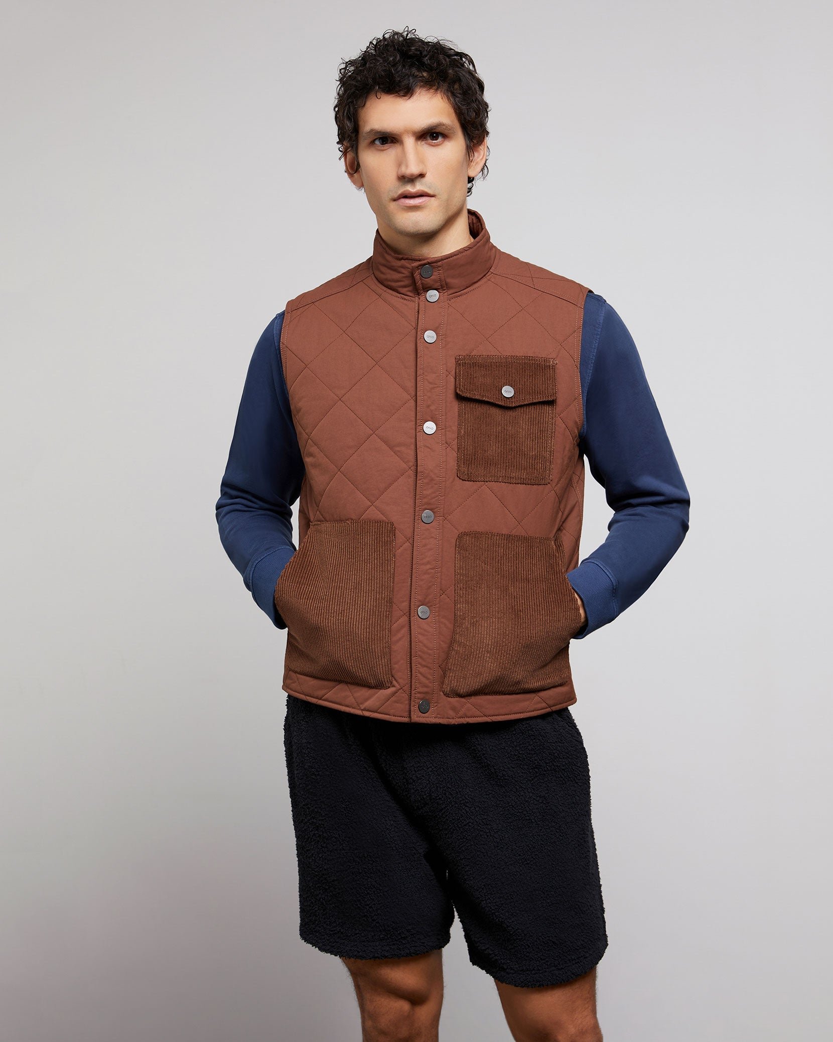 bolsista quilting vest-