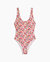 Rachel One Piece - Spiced Coral Floral Garden