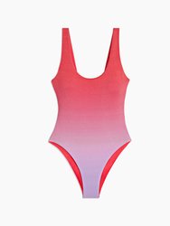 Rachel Shimmer Ombre One Piece - Raspberry Multi