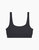 Rib Tank Bra Top - Jet Black