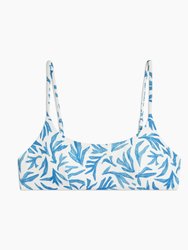Sarita Bikini Top - Sea Blue Kelp