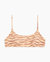 Sarita Tiger Lines Bikini Top - Hazelnut