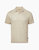 Shaun Linen Polo T-Shirt - Stone