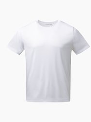 Short Sleeve UPF 50+ Performance Jersey Tee - White