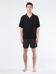 Silk Vacation Shirt - Black