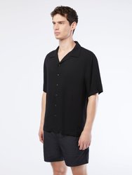 Silk Vacation Shirt - Black