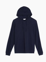 Slub Pull-Over Hoodie - Deep Navy - Deep Navy