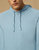 Slub Pull-Over Hoodie - Dusk Blue