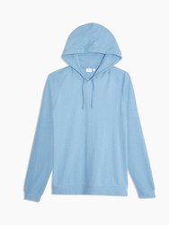 Slub Pull-Over Hoodie - Dusk Blue - Dusk Blue