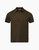 Slub Short Sleeve Polo - Dark Olive