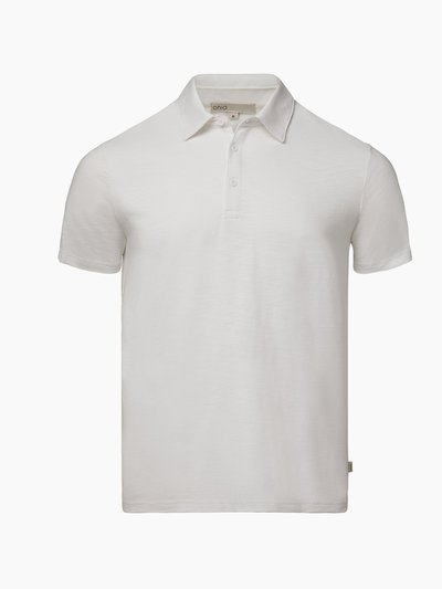 Onia Slub Short Sleeve Polo - White product