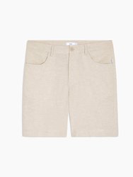 Stretch Linen Chambray Traveler Short - Khaki