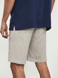 Stretch Linen Chambray Traveler Short