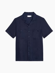 Vacation Linen Shirt - Navy