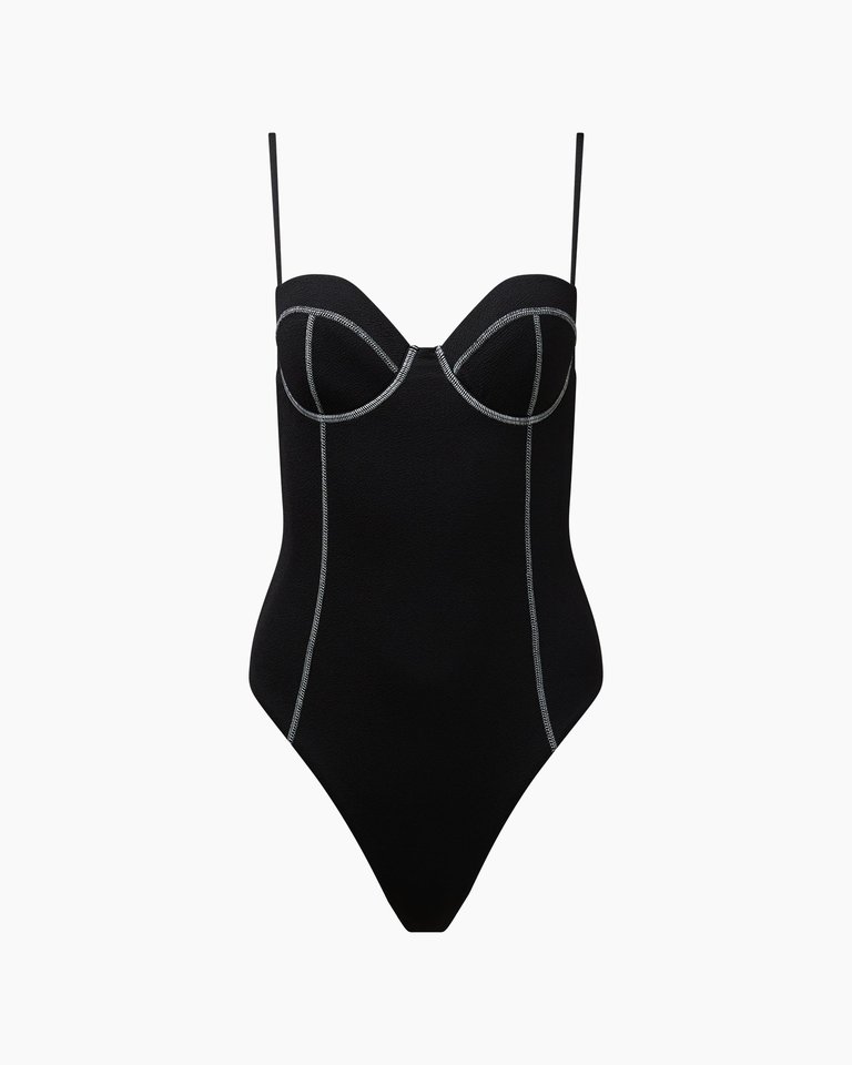 Valerie One Piece - Black - Black