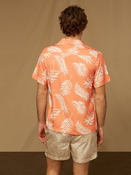Viscose Convertible Camp Shirt - Sunburnt Multi