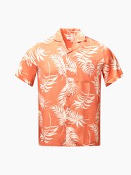 Viscose Convertible Camp Shirt - Sunburnt Multi - Sunburnt Multi