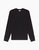 Waffle Crewneck Sweater - Black - Black