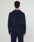 Waffle Half Button Hoodie - Deep Navy