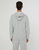 Waffle Half Button Hoodie - Heather Grey