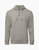 Waffle Half Button Hoodie - Heather Grey