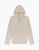 Waffle Half Button Hoodie - Swan