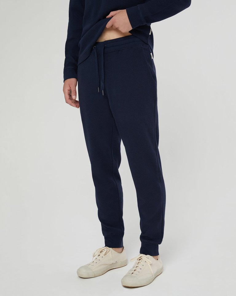 Waffle Jogger - Deep Navy