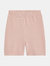 Waffle Knit Biker Shorts - Blush