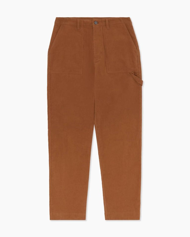 Wide Leg Corduroy Carpenter Pant In Mineral