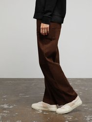 Wide Leg Corduroy Carpenter Pant