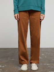 Wide Leg Corduroy Carpenter Pant