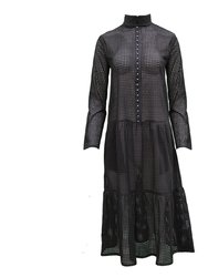 Adri Dress / Black Cotton Eyelet