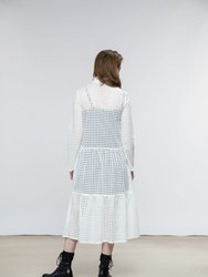 Adri Dress / Vintage White Cotton Eyelet