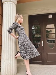 Marisol Dress / Black Cotton Floral