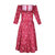 Marisol Dress / Ruby Red + Alabaster Cotton Toile - Ruby Red + Alabaster Toile