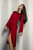 Nina Dress / Scarlet Red Silk