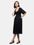 Suzan Dress in Black Cotton